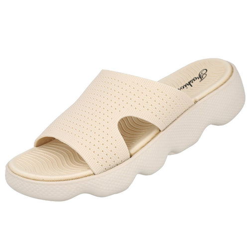 Bubble Bobble E6501 Sandalias planas Mujer Beige