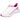 Zapatilla deportiva blanca mujer Pink Desert con suela y detalles fucsia. Elegancia y rendimiento. - © Calzados Modesto®