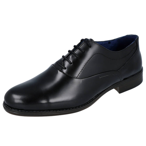 L&R SHOES E4482 Zapatos de Vestir Negros para Hombre
