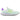 Zapatilla New Balance G237473 verde menta y lila, detalle "N" verde - © Calzados Modesto®
