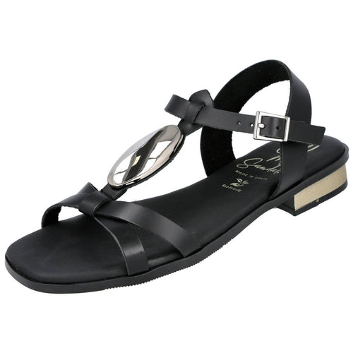 Oh! My Sandals 5875 Sandalia Plana Negro Mujer