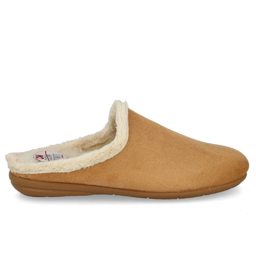 Calzamur AL249 Zapatillas de Casa Camel para Mujer