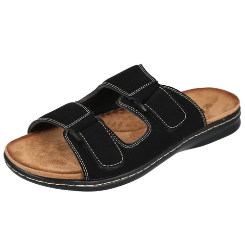 L&R SHOES 19788-33 Sandalias Negras para Hombre