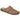 Mula Pink Desert B717 camel mujer, vista frontal con hebilla plateada - © Calzados Modesto®