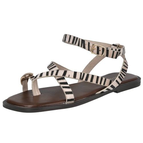 Pink Desert 6391 Sandalia Plana Cebra Mujer