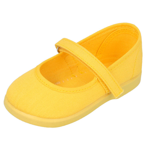 Bubble Bobble MD950 Zapatillas de Lona Amarillo para Niña