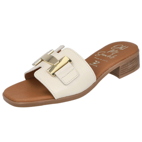 Oh! My Sandals 5890 Sandalia plana Blanco Mujer