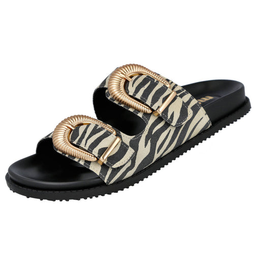 Mtng 55493 Sandalias Planas Cebra para Mujer