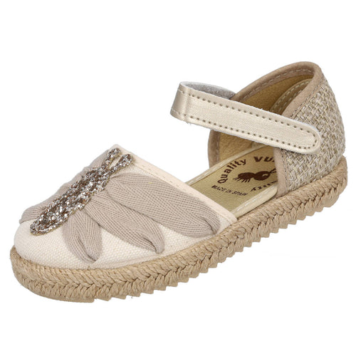 Vul-Ladi Ladi 9360-686 Sandalias Planas Beige Niña
