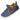 Sandalia Biomecanics azul marino con detalles en naranja y blanco, cierre de velcro - © Calzados Modesto®