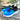 Par de zapatillas deportivas Skechers 401495N niño en azul sobre rocas, detalle y estilo - © Calzados Modesto®