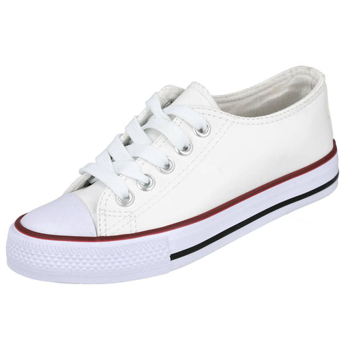 Bubble Bobble SC830-L Zapatillas de Lona Blanco para Niño