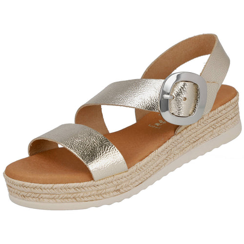Oh! My Sandals 6012 Chanpagne para Mujer