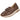 Mocasín plano marrón Pink Desert con adorno en el empeine - © Calzados Modesto®