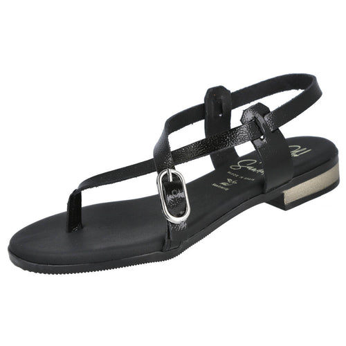 Oh! My Sandals 5865 Sandalias planas Negra para Mujer