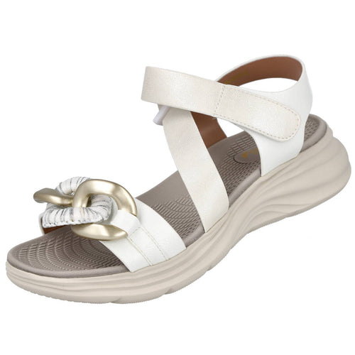 Bubble Bobble BL2616-2 Sandalias Planas Blanco Mujer