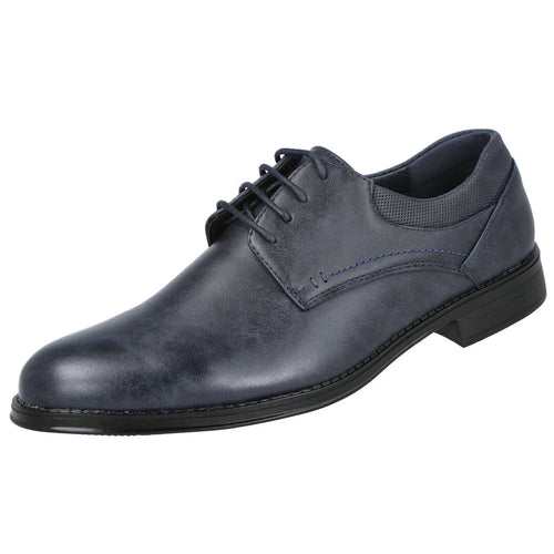 Bubble Bobble A112-3 Zapatos de Vestir Azules para Hombre