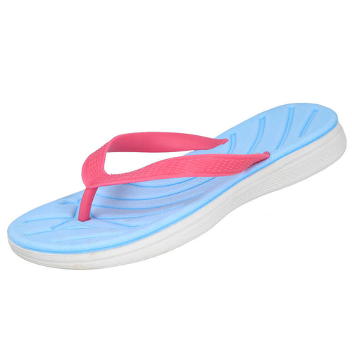L&R Shoes R-085 Chancla Azul para Mujer