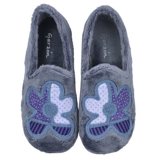 Garzon LR2868-275 Zapatillas de casa Azules para Mujer