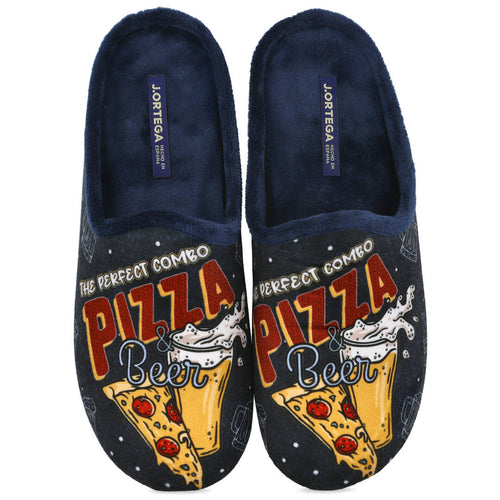 Pinturines MDV-210 Zapatillas de Casa Azul Marino para Hombre