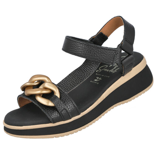Oh! My Sandals 5663 Sandalias planas Negro para Mujer