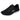 Skechers 12985 zapatilla deportiva negra mujer vista frontal con cordones elásticos - © Calzados Modesto®