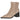 Botín taupe de mujer Pink Desert con puntera perfilada y tacón ancho. - © Calzados Modesto®