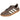Zapatilla deportiva Adidas serraje marrón con rayas blancas y suela caramelo © Calzados Modesto®