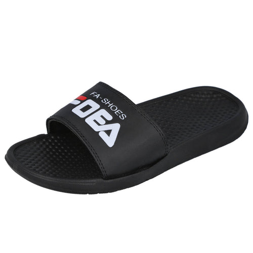 L&R SHOES 8192 Chanclas de Pala Negras para Niño