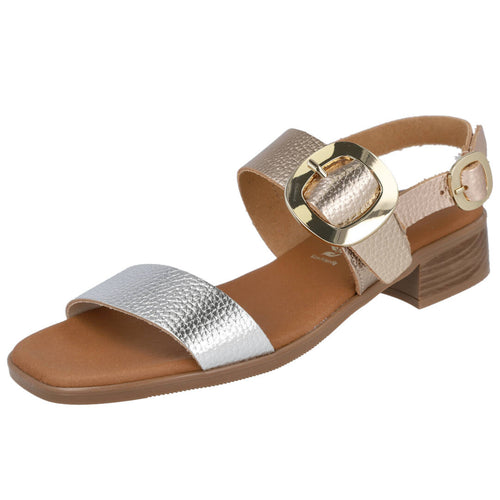 Oh! My Sandals 5894 Sandalias planas Dorado para Mujer