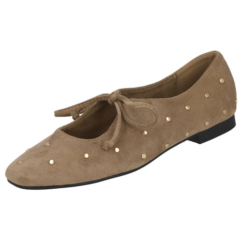 Pink Desert P149 Beige Bailarinas para Mujer