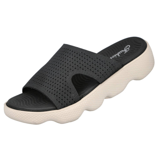Bubble Bobble E6501 Sandalia Plana Negro Mujer