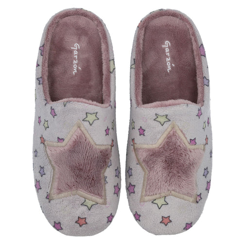 Garzon LRN4749-247 Zapatillas de Casa Malvas para Niña