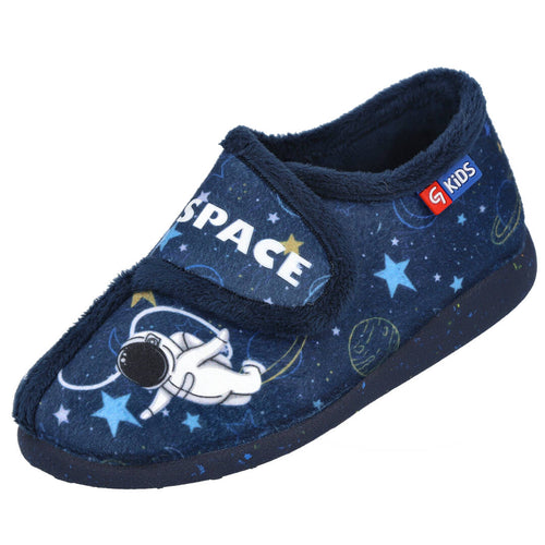 Garzon LRN4372 Zapatillas de casa Cerradas Azul Marino para Niño