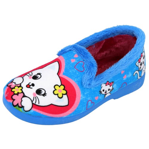 Bubble Bobble 12400 Zapatillas de Casa Azules para Niña