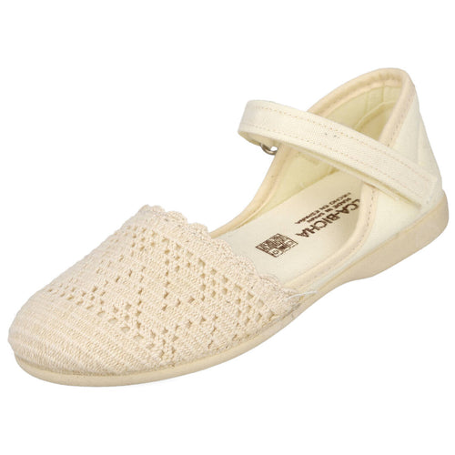 Prestigio MD262 Zapatillas de lona Niña Beige