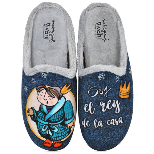 Vivant MDV-ST-C252031-INMN Zapatillas Casa Azul Hombre