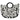 Bolso tote de rafia negro con bordado floral blanco y asa circular - © Calzados Modesto®
