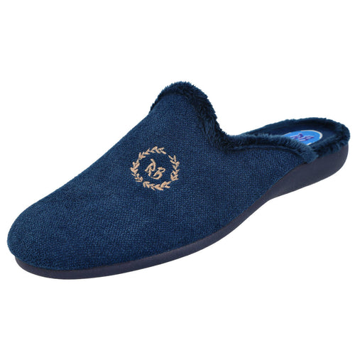 Bubble Bobble MD955 Zapatillas de Casa Azul Marino para Hombre