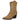 Botín camel Pink Desert H819 mujer, vista frontal con puntera fina y bordados - © Calzados Modesto®
