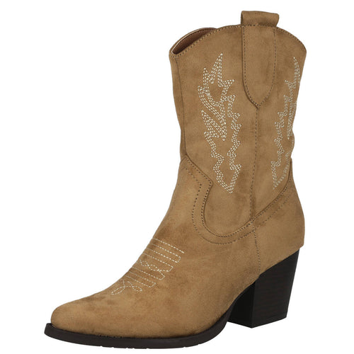 Pink Desert H819 Botín Camel para Mujer