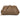 Pink Desert AST20877 bolso camel mujer, vista frontal con cadena dorada - © Calzados Modesto®