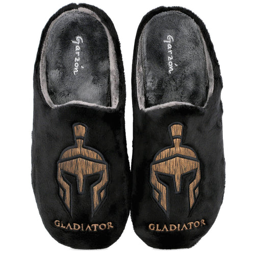Garzon MD8362-275 Zapatilla de casa Negra para Hombre