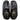 Vista superior zapatillas de casa GARZON MD8362 hombre negras, con logo interno y bordado gladiador - © Calzados Modesto®