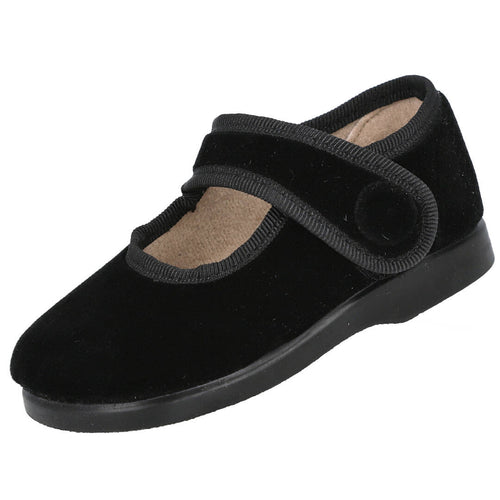 Bubble Bobble 155-B Zapatillas de Casa Negras para Niña