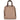 Bolso Pink Desert KMV309542 taupe mujer vista frontal con asas y bolsillos con cremallera - © Calzados Modesto®