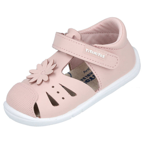 TITANITOS L500-FLOR Sandalias Rosa para Niña
