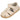 Cangrejera infantil piel crema Titanitos © Calzados Modesto®