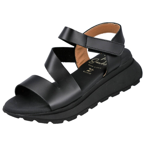 Oh! My Sandals 5955 Negro Sandalias planas para Mujer