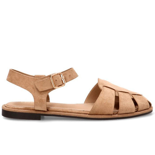 Prestigio P119 Beige Sandalias planas Mujer